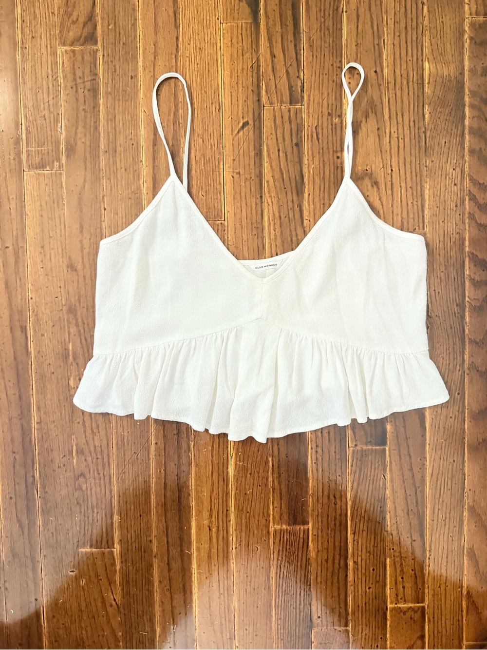Crepette cropped flowy top